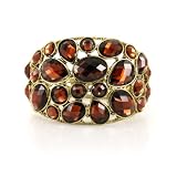 Outlet Item: Ceida's Rhinestone Cuff Bracelet - Amber