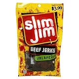 Slim Jim Jalapeno Jerky, 2.9-Ounce Package (Pack of 12)