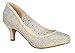 Women's Bertha-37 Round Toe Dressy Low Kitten Heel Pump