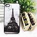 Zehui Paris Eiffel Tower Towel Back Case Cover for Iphone 4 4g 4s 1 Piece
