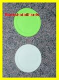 2 Dynamo Large Pucks -- 1 White and 1 Green