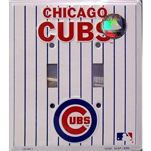 Chicago Cubs Light Switch Covers (double) Plates LS12011 by Smart Blonde