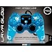 Playstation 3 Lava Glow Wired Controller without Rumble - Blue