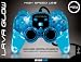  : Playstation 3 Lava Glow Wired Controller without Rumble - Blue