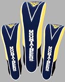 West Virginia Mountaineers NCAA Golf Oversized Club/Driver Head Cover (Set of 3)