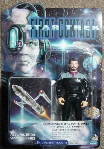 Star Trek-First Contact-Commander William T. Riker-First Officer, U.S.S. Enterprise by Playmates