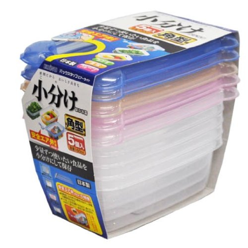 パックスタッフ 小分けエアータイト 角型 5コ入 PS-AN49