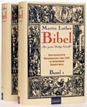 Die Bibel. 'Die gantze Heilige Schrifft'. 2 B&auml;nde.: Die gantze Heilige Schrift