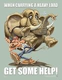 Get Some Help Safety Poster (18 x 24 inch)