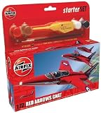 Airfix A50080 1:72 Scale Red Arrow Gnat Aerobatic Team Gift Set inc Paints Glue and Brushes