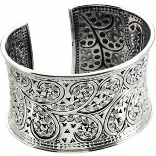 Sterling Silver Fashion Cuff Bracelet