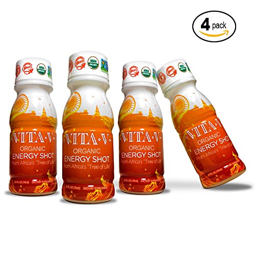 VitaV Organic Energy Shots. Best Energy Drink for increased Stamina
