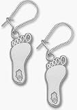 North Carolina Tar Heels Tar Heel Dangle Earrings - Sterling Silver Jewelry