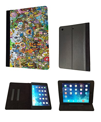 Design iPad Mini 1 & ipad mini 2 Cool Funky adventure time Cartoon Funny Design Fashion Trend Cover Full Case Flip Leather Stand Cover