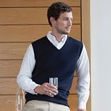 Henbury Sleeveless V-Neck Jumper
