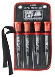 Chisels: Hard Cap 4 Punch Set