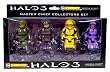 HALO 3 4 MASTER CHIEF KUBRICKS RARE Purple Variant Figure set