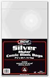 BCW Silver Comic Mylar Bags 2 Mil - Comics, Comic Books Storage Collecting Supplies