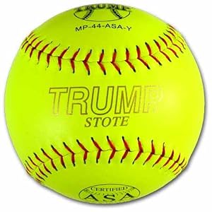 Trump MP-44-ASA-Y MP Leather Series ASA 12 Inch Red Stitch Leather Softball