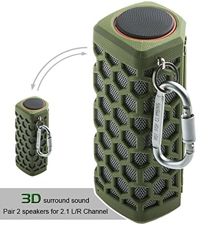 Hapyia Waterproof Wireless Bluetooth Speaker - Green