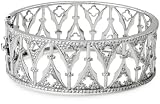 Katie Decker "Gothic" 18k White Gold and Diamond Arch Cuff Bracelet