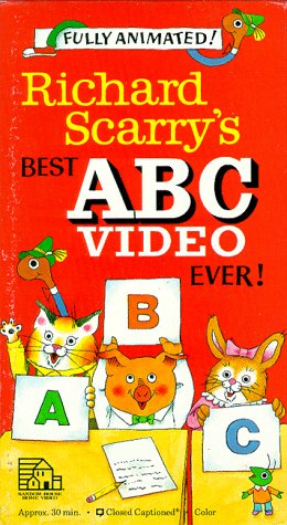 Childrens Toyshop  VHS : Richard Scarry's Best ABC Video Ever!
