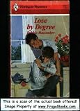 Love by Degree (Harlequin Romance)