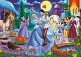 Clementoni 20027.6 - Puzzle Magic 3D - 104 teilig Princess - Cinderella
