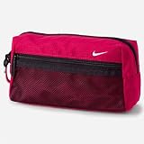 (ナイキ)nike グッズ(ナイキ NSWライトウェイトポーチ2) メンズ レディス 【ブラック×ピンク/1サイズ】