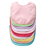 I Play 10-pk. Girls' Bibs- 3-12 mos.