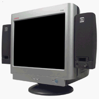 Compaq FS7550 CRT Monitor 17 Black