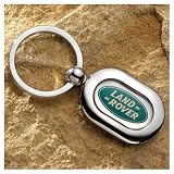 Land Rover Genuine Silver Stainless Steel Key Chain Image of Land Rover Genuine Silver Stainless Steel Key Chain