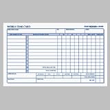 RED4K409 - Weekly Employee Time Card Image