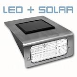 Solar Wandleuchte Aluminium