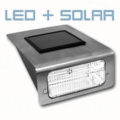 Solar Wandleuchte Aluminium