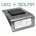 Solar Wandleuchte Aluminium