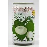 Tasco - Young Coconut Juice With Pulp (310ml)　タスコ　ココナッツ　ジュース