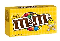 M&M's with Peanut Candy, 3.4-Ounce Boxes (Pack of 12)