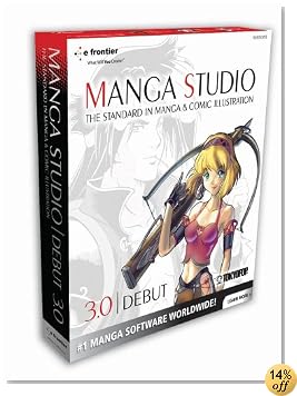 e frontier Manga Studio Debut 3.0 (Single User)