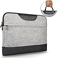 Inateck 13-13.3 Inch MacBook Air / MacBook Pro / Pro Retina Sleeve Case Bag Cover Laptop Notebook Ultrabook Bag with Leather Handle, Gray