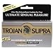 Trojan Supra Ultra Thin MicroSheer Polyurethane Lubricated Premium Condoms, 6/Pack, 6 Ea