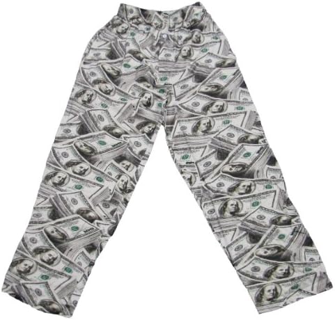 Benjamins One Hundred Dollar Bill Mens Loungepants