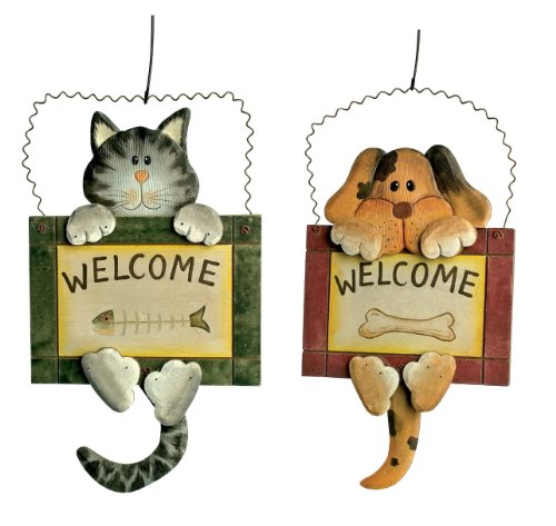 Small foot company 1854 Dekoschild Welcome, 2-er Set