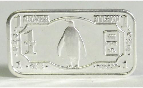 (3) 1 Gram .999 Pure Fine Solid Silver Penguin '2013 Endangered Animals Series-antartica' Bullion Ingot Coin