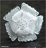 Brooch, 'Azalea Petals' 1.6 W 1.6 L