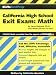 Search : CliffsTestPrep California High School Exit Exam-Math