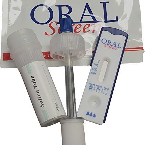 3-Panel Oral Saliva Drug Test (Pack of 10 Tests)