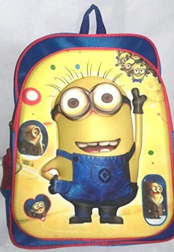 Despicable Me 2 Minions 3D Eva Molded Large Full-Sized School Backpack 16.5 in