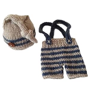 Jastore® Newborn Infant Baby Boy Photography Prop Costume Cute Cap Pants (Style 6)