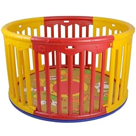 "Honey Bee" Deluxe Round Playpen Baby Play Center